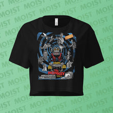 Load image into Gallery viewer, Mrs. Monkey Kills - 2-Sided - The Monkey Movie Crop Top | AS Colour