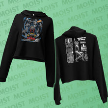 Load image into Gallery viewer, Mrs. Monkey Kills - 2-Sided - The Monkey Movie Crop Hoodie | B+C