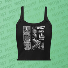 Load image into Gallery viewer, Mrs. Monkey Phone Ad - The Monkey Movie Micro-Rib Tank Top | B+C
