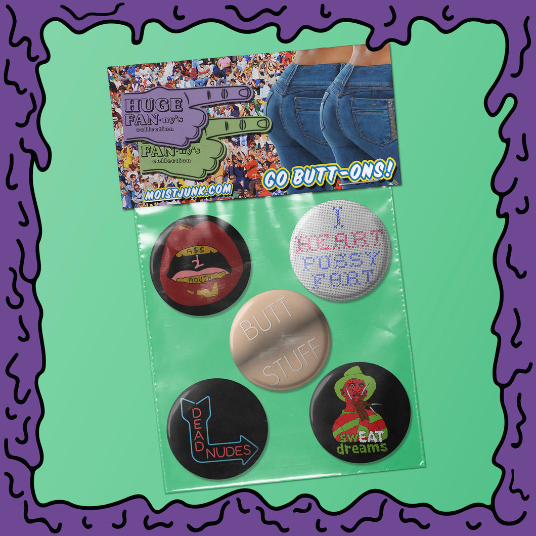 Huge FANny's - Button Pack - 02