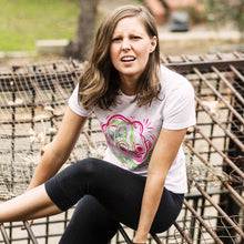 Load image into Gallery viewer, confused pose otter my mind white shirt model photo moist clothing and junk