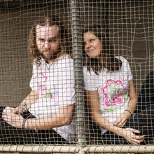 Load image into Gallery viewer, friendlies trapped otter my mind white shirt model photo moist clothing and junk