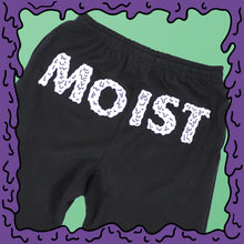 Load image into Gallery viewer, moist brand horizontal logo sweatpants half product photo