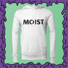 Load image into Gallery viewer, moist hoodie white hooded sweatshirt