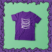 Load image into Gallery viewer, moist version 2 design shirt t-shirt purple
