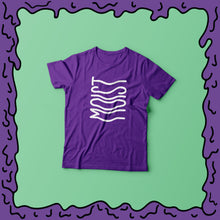 Load image into Gallery viewer, moist version 2 design shirt t-shirt purple