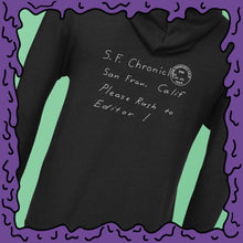 Load image into Gallery viewer, Zodiac Killer - Letter - Unisex Zip Hoodie