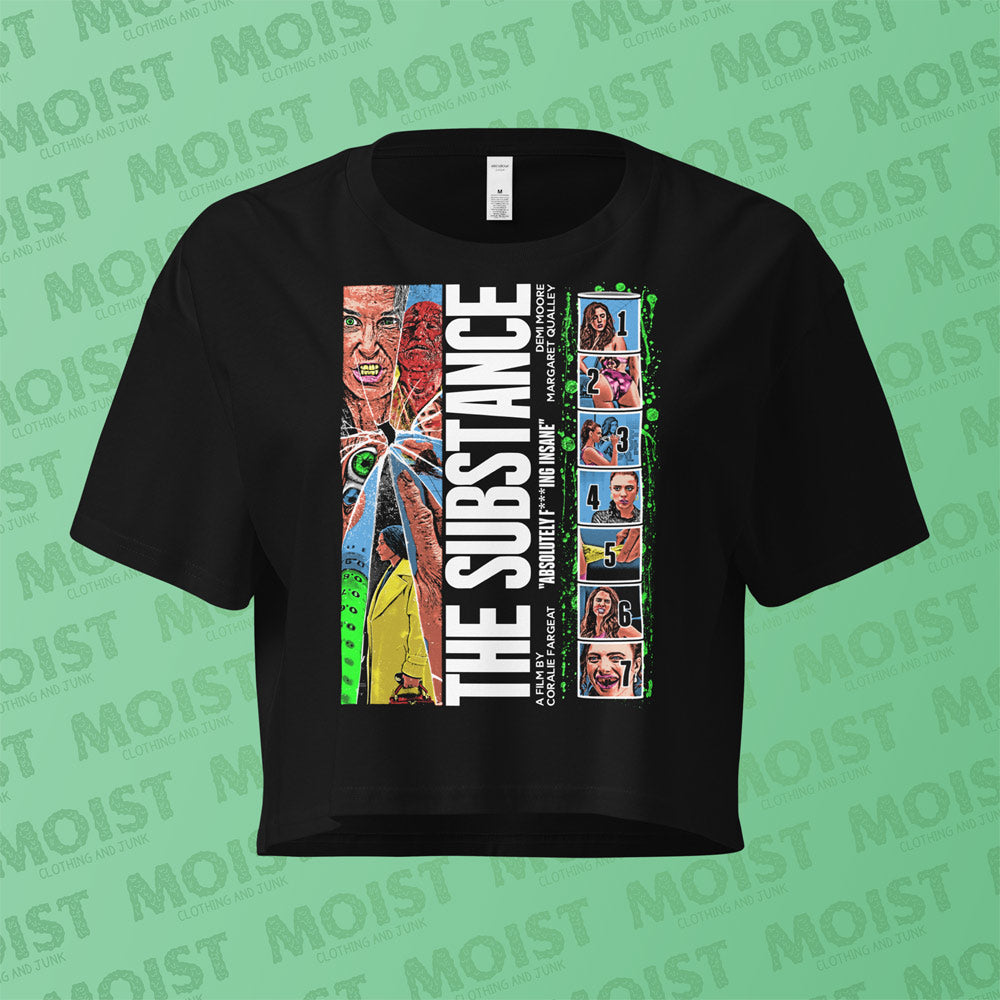 Absolutely Insane - The Substance Movie Crop Top | AS Colour