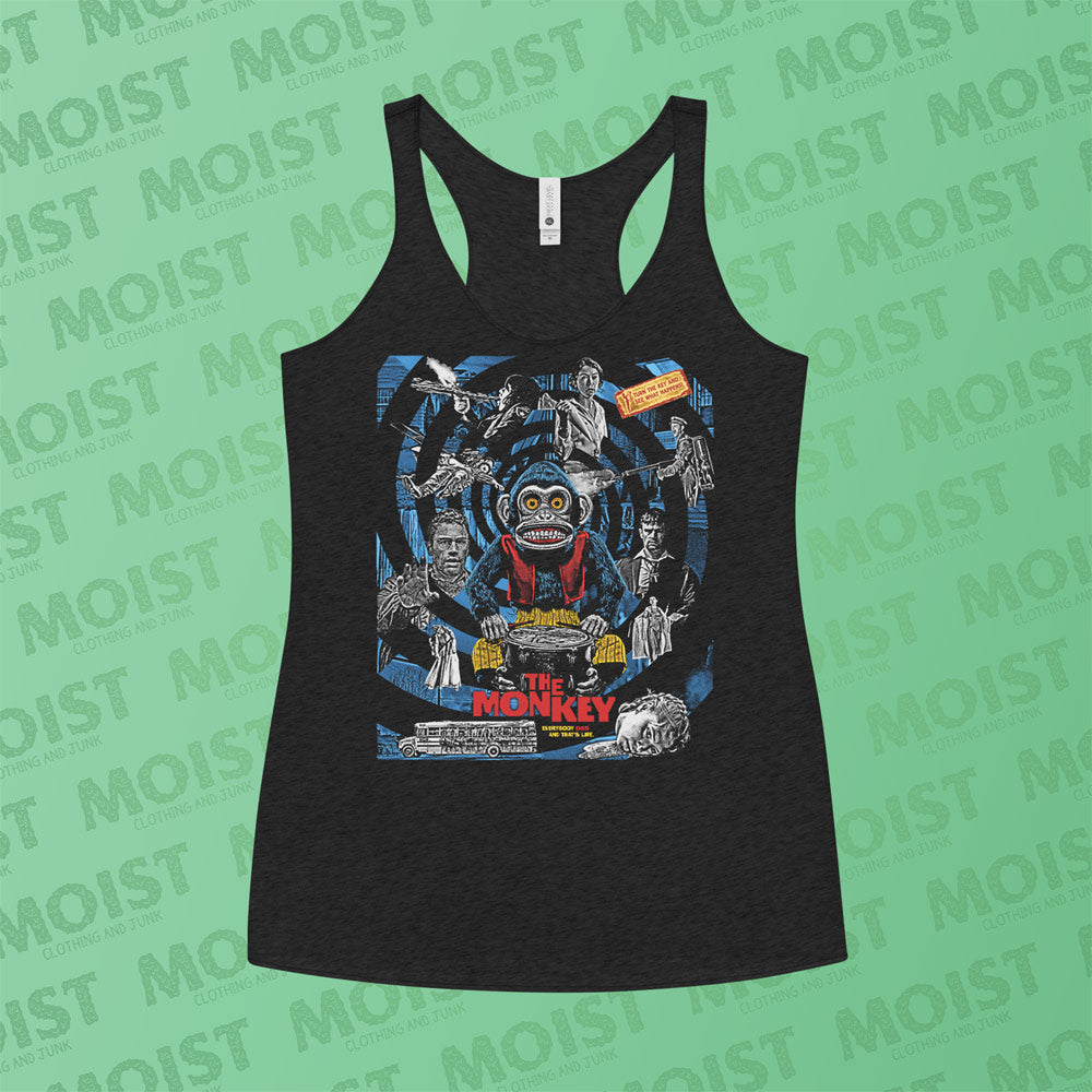 Everybody Dies - The Monkey Movie Women's Racerback Tank | Next Level