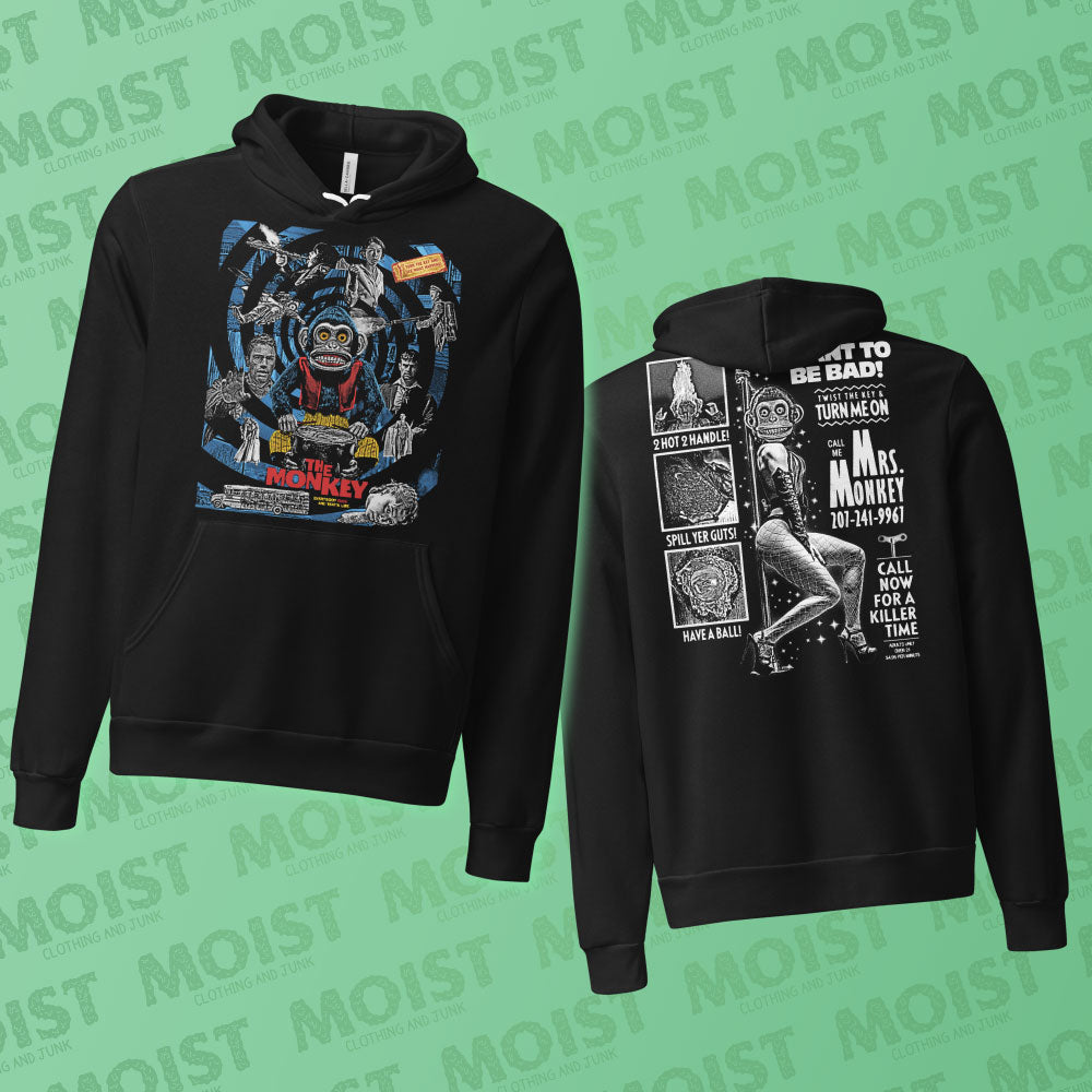 Mrs. Monkey Kills - 2-Sided - The Monkey Movie Hoodie | B+C