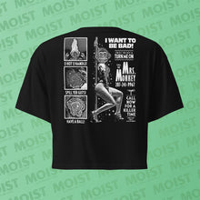 Load image into Gallery viewer, Mrs. Monkey Kills - 2-Sided - The Monkey Movie Crop Top | AS Colour
