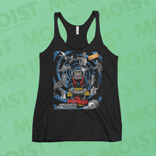 Load image into Gallery viewer, Mrs. Monkey Kills - 2-Sided - The Monkey Movie Women&#39;s Racerback Tank | Next Level
