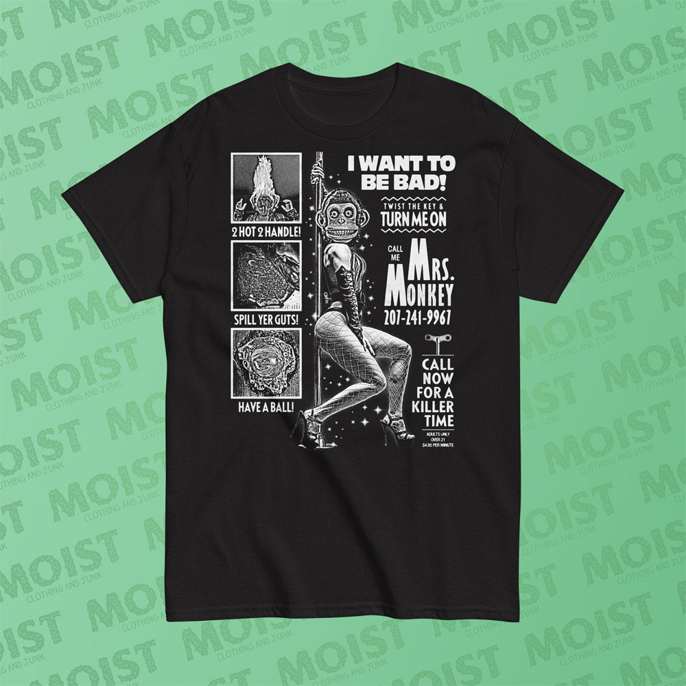 Mrs. Monkey Phone Ad - The Monkey Movie Shirt | Gildan
