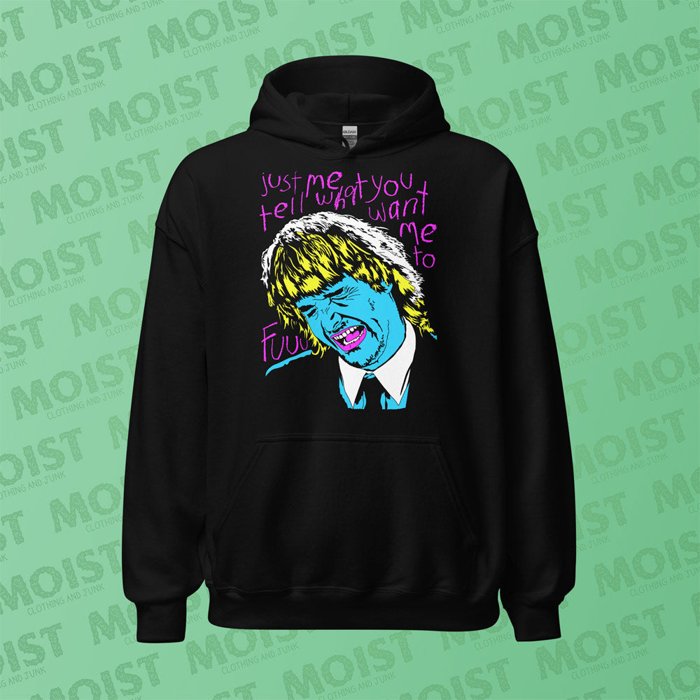 Tell Me What You Want Me To - Neon - MacGruber Movie Hoodie | Gildan