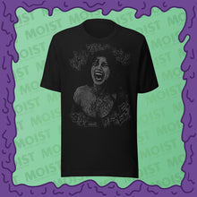 Load image into Gallery viewer, why don't you love me obsession movie black shirt bella canvas front ghost
