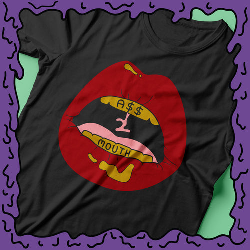 a$$ 2 mouth shirt moist clothing product photo zoom
