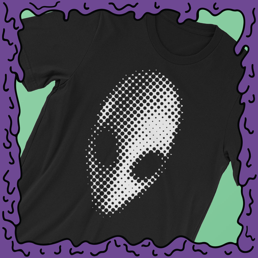 Alien Head Halftone - Shirt