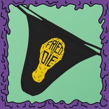 Load image into Gallery viewer, fried or die chicken drumstick thong undies black moist zoom

