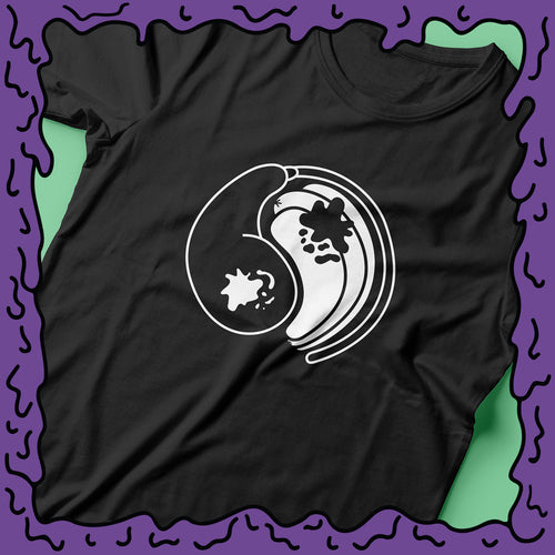 yin yang hot corn dog shirt design twist zoom moist clothing and junk