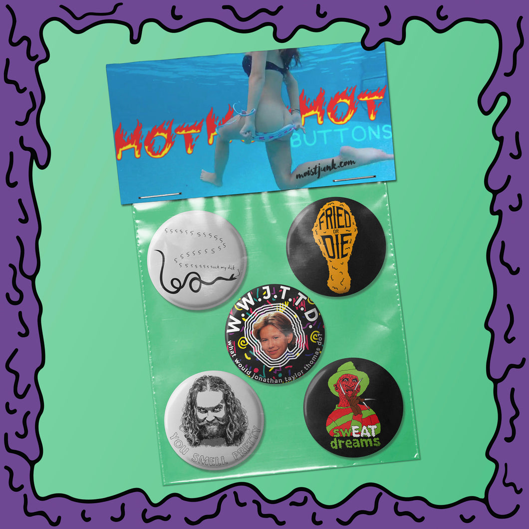 HOT! HOT! HOT! - Button Pack - 03