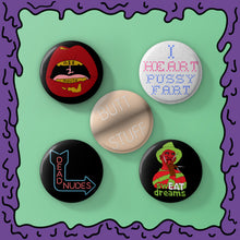 Load image into Gallery viewer, Huge FANny&#39;s - Button Pack - 02
