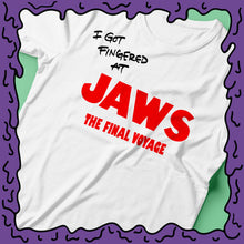 Load image into Gallery viewer, I Got Fingered At - Jaws the Final Voyage Ride - Shirt
