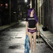 Load image into Gallery viewer, dark alley devon sawa mannequin barry sanders jersey i&#39;m so moist logo brand under panties boy shorts purple product photo
