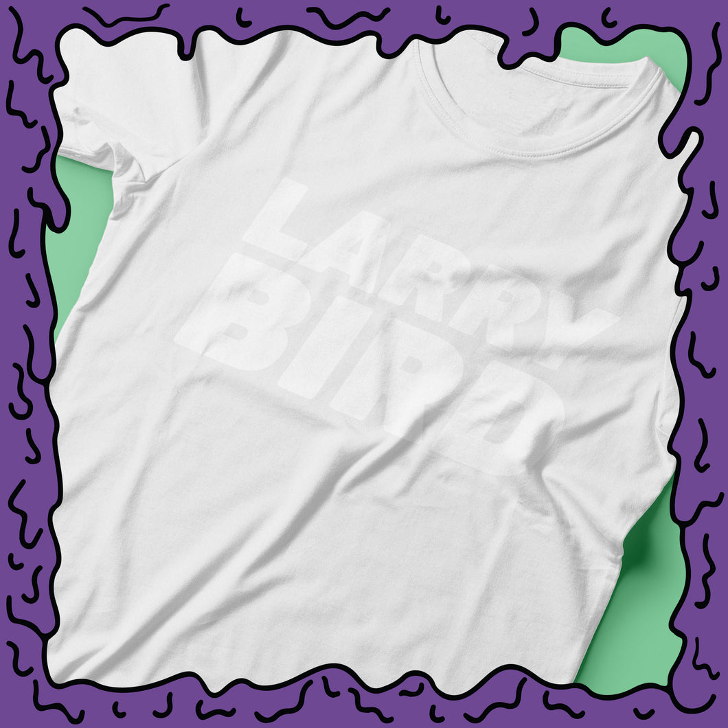 larry bird white on white shirt moist clothing product photo