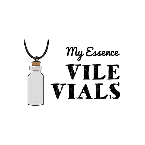 my essence vial viles vile necklaces product photo
