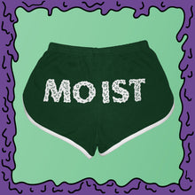 Load image into Gallery viewer, moist booty shorts running american apparel back green

