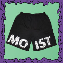 Load image into Gallery viewer, moist leg wrap cotton shorts black champion back
