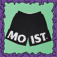 Load image into Gallery viewer, moist leg wrap cotton shorts black champion front
