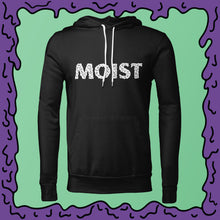 Load image into Gallery viewer, moist hoodie black hooded sweatshirt
