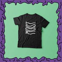 Load image into Gallery viewer, moist version 2 design shirt t-shirt black
